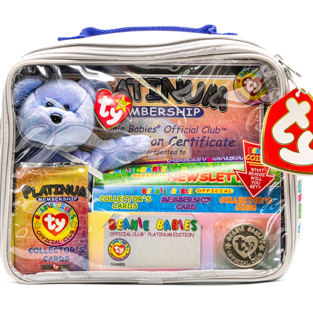 TY Collectors Beanie Baby Platinum Club